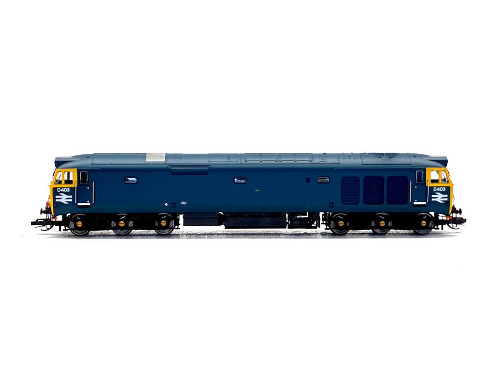 Hornby TT:120 Blue Diesel Side View