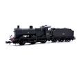 Graham Farish 372-065 Class 4F 0-6-0 steam locomotive No. 43931 in weathered BR black livery with late crest, N Gauge.