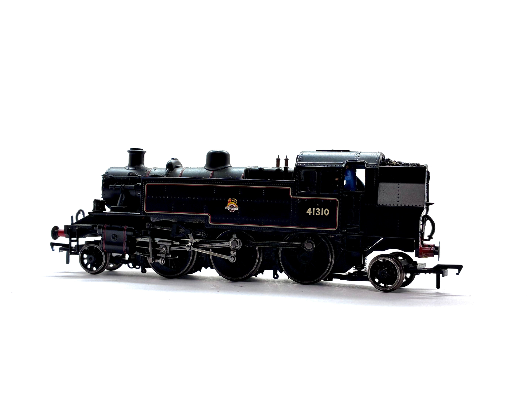 Bachmann Branchline 31-457 Class 2MT Ivatt 2-6-2T tank locomotive No. 41310 in BR lined black with early emblem, sound-fitted, pre-owned and unboxed, OO Gauge.