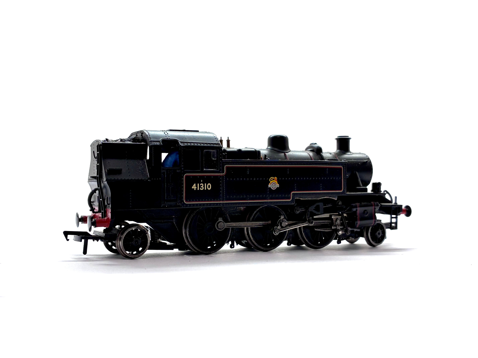 Bachmann Branchline 31-457 Class 2MT Ivatt 2-6-2T tank locomotive No. 41310 in BR lined black with early emblem, sound-fitted, pre-owned and unboxed, OO Gauge.