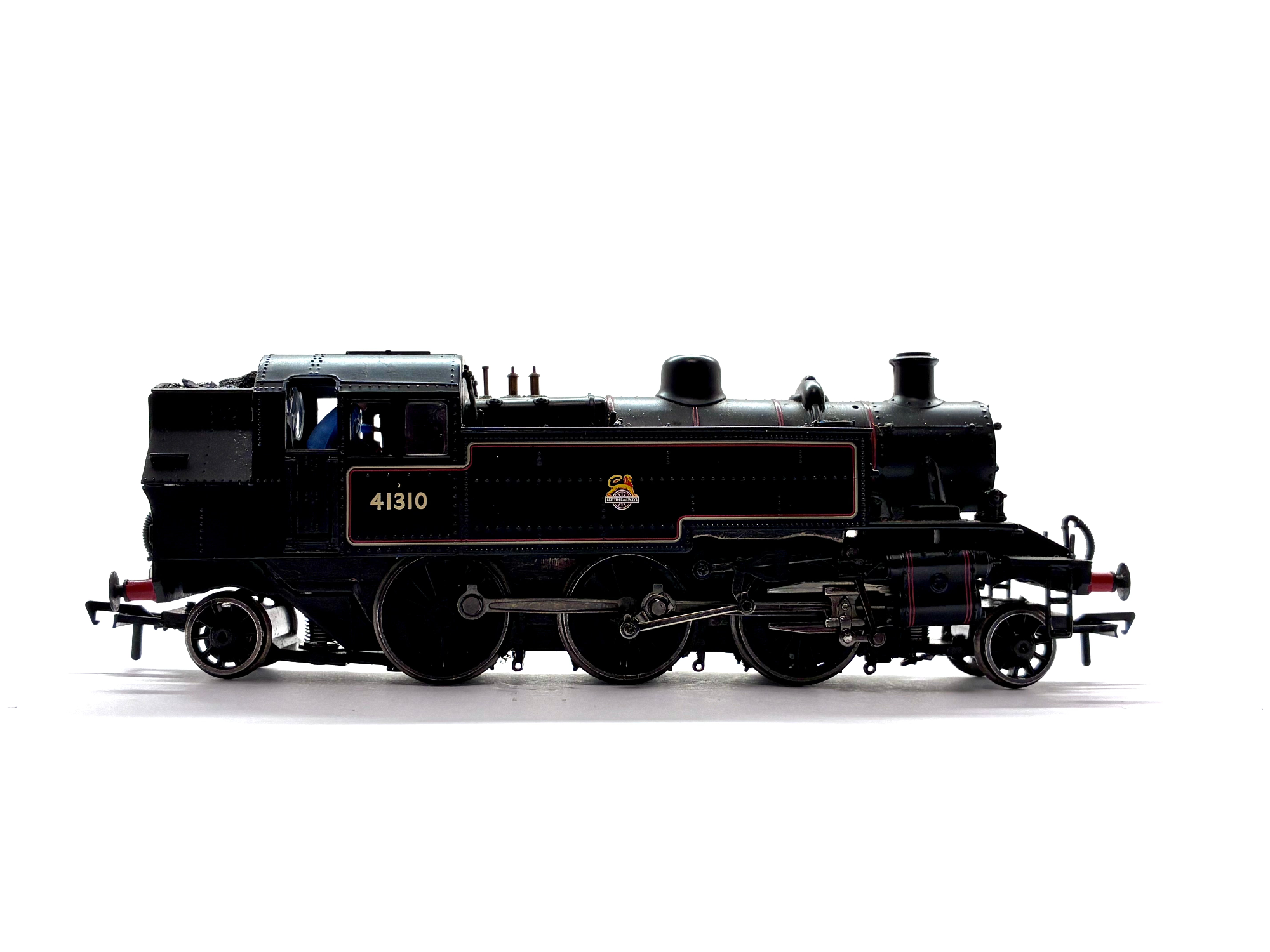 Bachmann Branchline 31-457 Class 2MT Ivatt 2-6-2T tank locomotive No. 41310 in BR lined black with early emblem, sound-fitted, pre-owned and unboxed, OO Gauge.