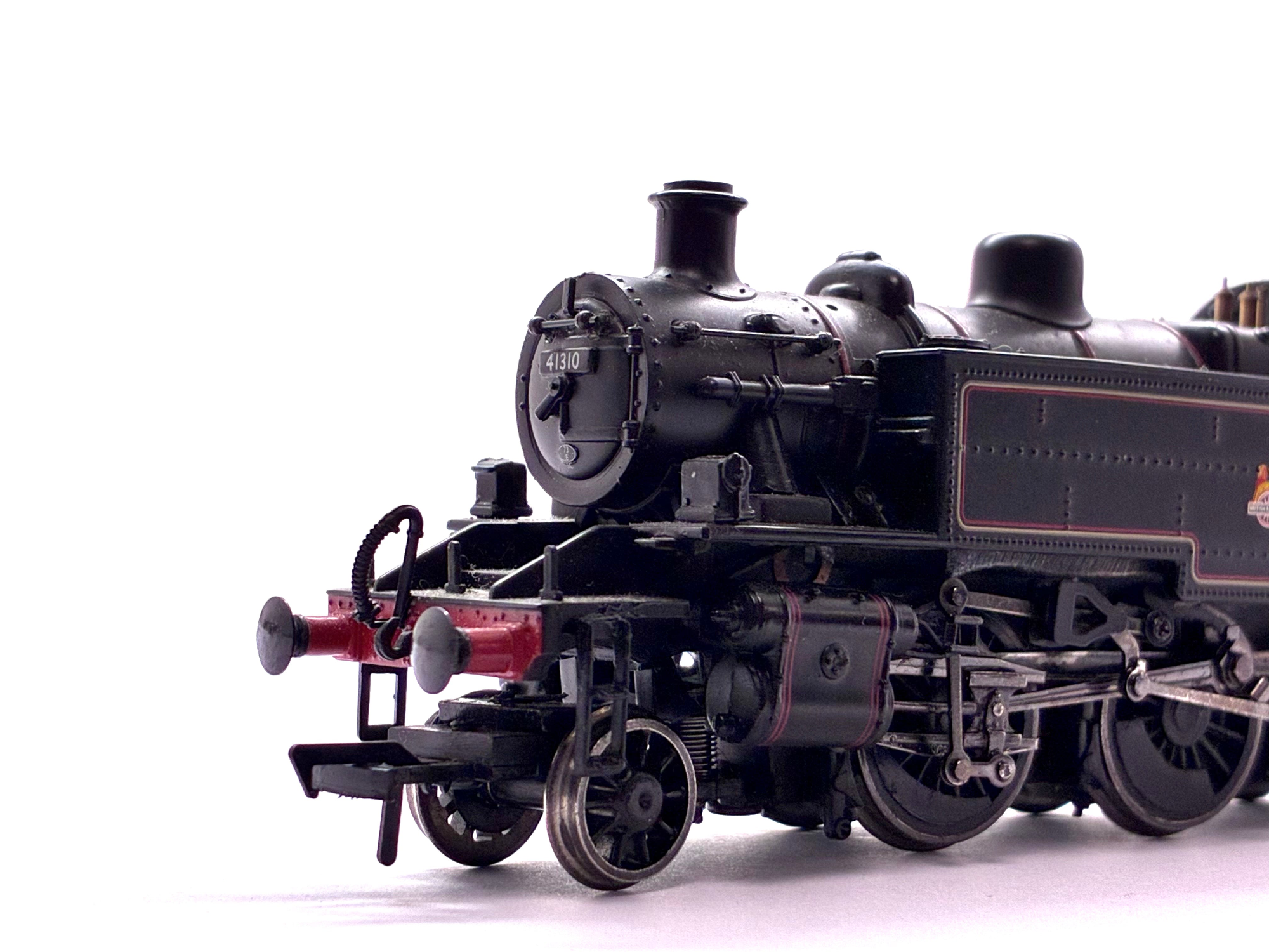 Bachmann Branchline 31-457 Class 2MT Ivatt 2-6-2T tank locomotive No. 41310 in BR lined black with early emblem, sound-fitted, pre-owned and unboxed, OO Gauge.