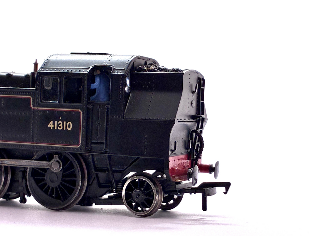 Bachmann Branchline 31-457 Class 2MT Ivatt 2-6-2T tank locomotive No. 41310 in BR lined black with early emblem, sound-fitted, pre-owned and unboxed, OO Gauge.