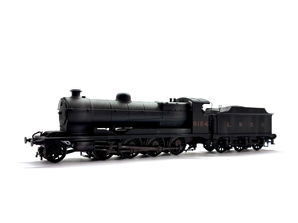 Bachmann Branchline 31-003A Class O4 Robinson 2-8-0 steam locomotive No. 6184 in LNER black livery, DCC-fitted, pre-owned and boxed, OO Gauge.