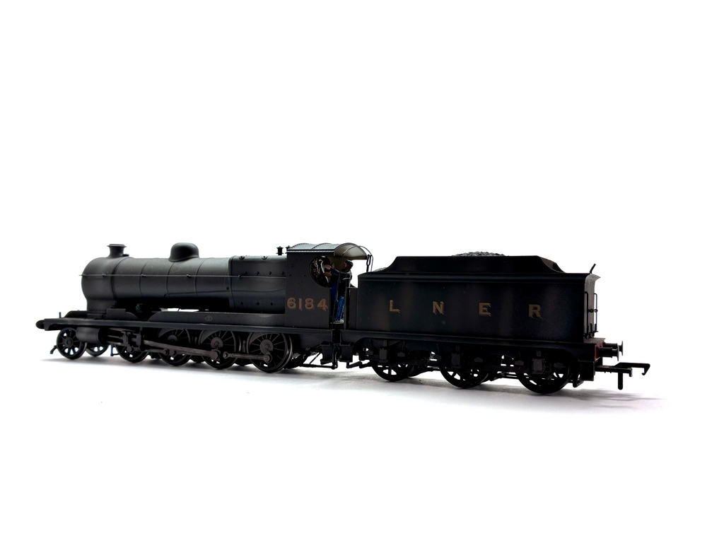 Bachmann Branchline 31-003A Class O4 Robinson 2-8-0 steam locomotive No. 6184 in LNER black livery, DCC-fitted, pre-owned and boxed, OO Gauge.