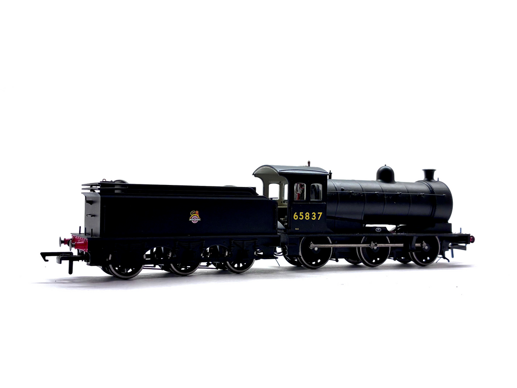 Oxford Rail OR76J27002 Class J27 0-6-0 steam locomotive No. 65837 in BR black livery, pre-owned and boxed, OO Gauge.