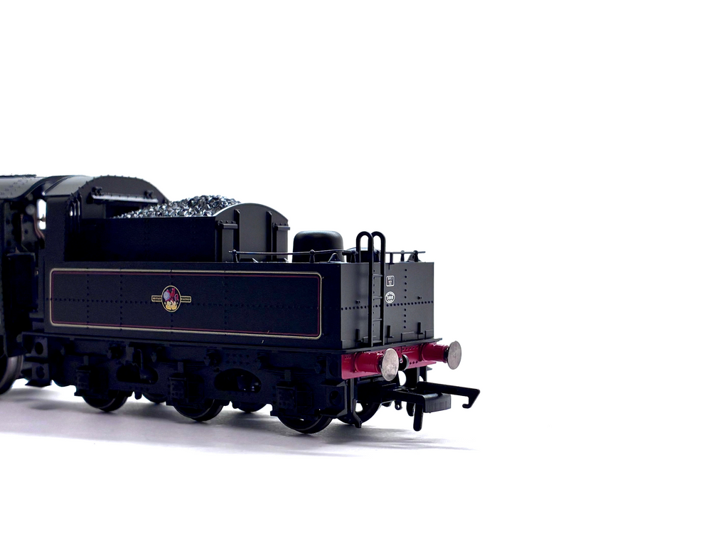 Hornby R3836 Standard Class 2MT 2-6-0 steam locomotive No. 78047 in BR black livery with late crest, new and boxed, OO Gauge.