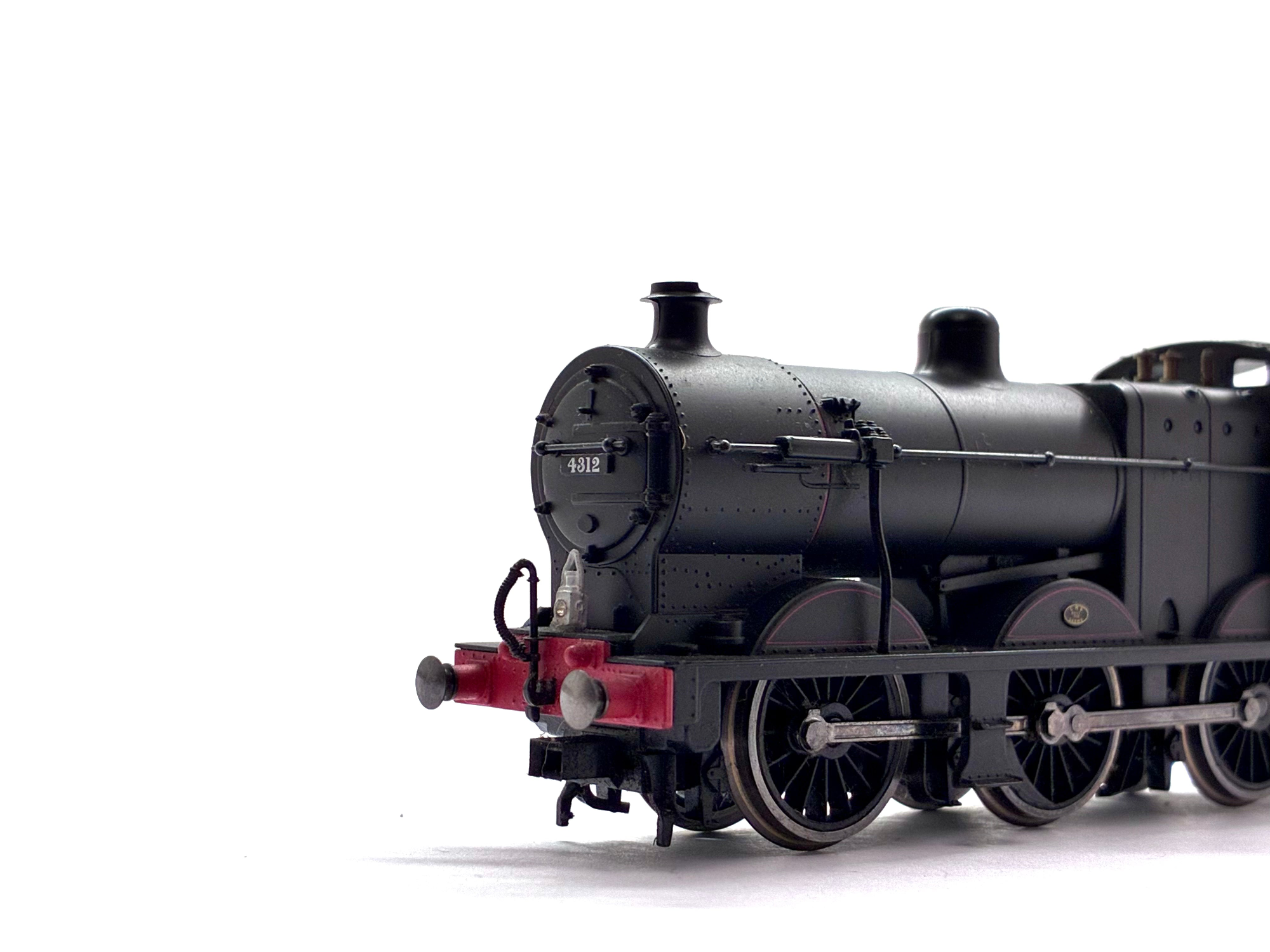 Hornby R3030 Fowler Class 4F 0-6-0 steam locomotive No. 4312 in LMS black livery, pre-owned and boxed, OO Gauge.