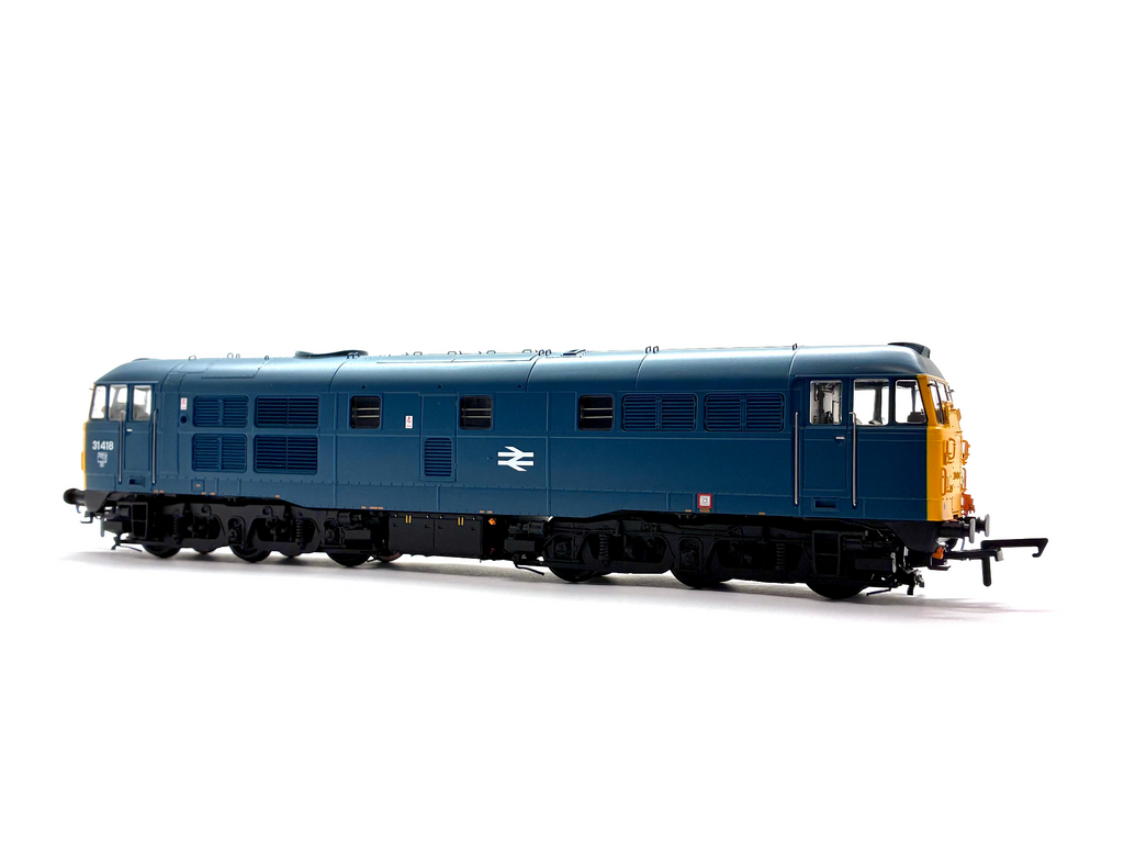 Accurascale ACC3187-DCC Class 31 diesel locomotive 31418 in BR blue livery, DCC sound-fitted, new OO Gauge model.