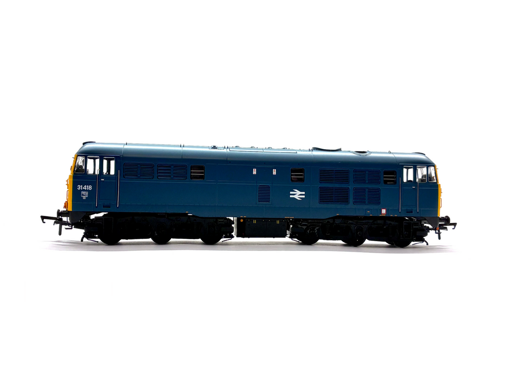 Accurascale ACC3187-DCC Class 31 diesel locomotive 31418 in BR blue livery, DCC sound-fitted, new OO Gauge model.