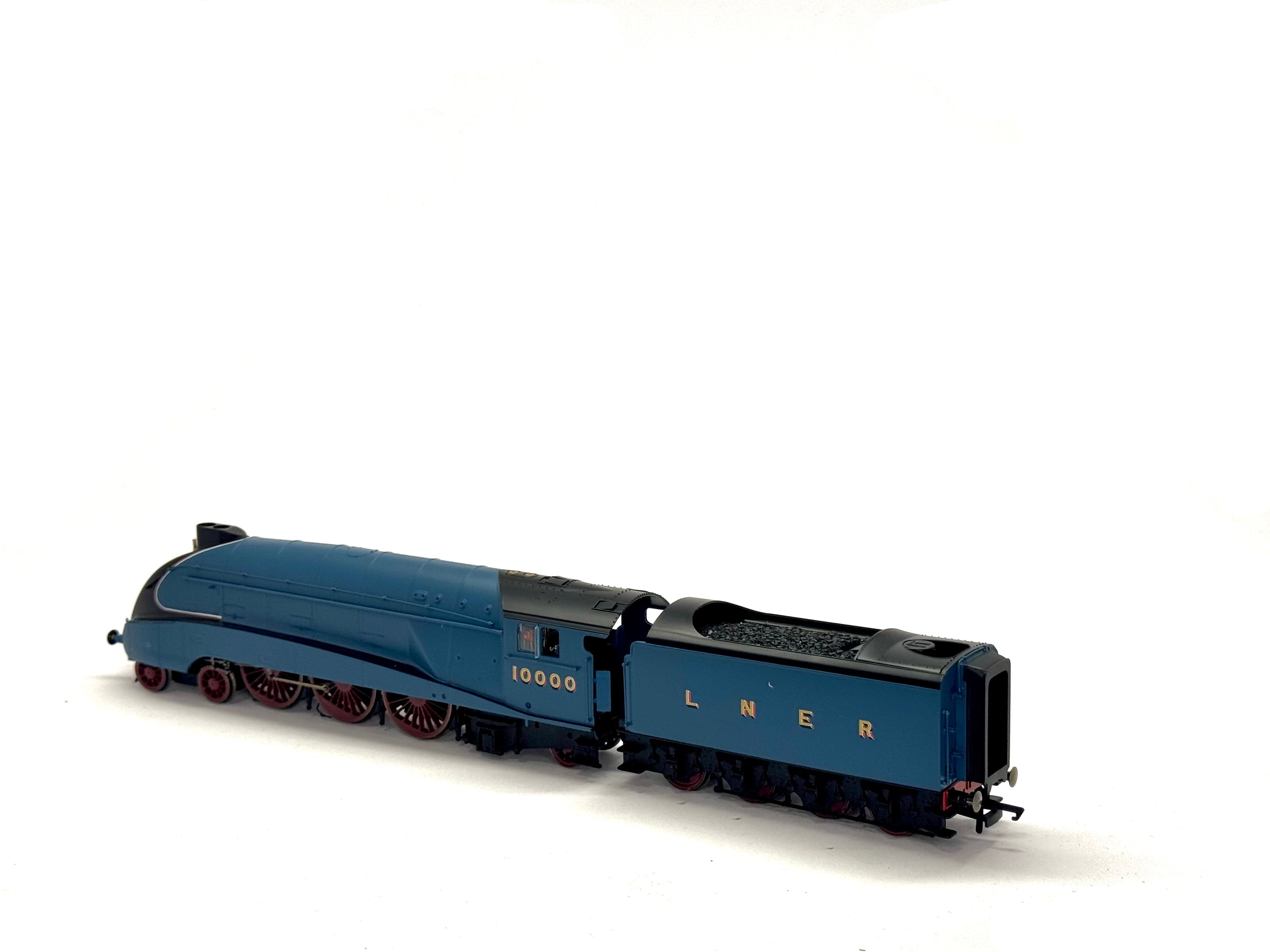 Hornby R3843 Rebuilt Class W1 Hush-Hush 4-6-4 10000 in LNER garter blue