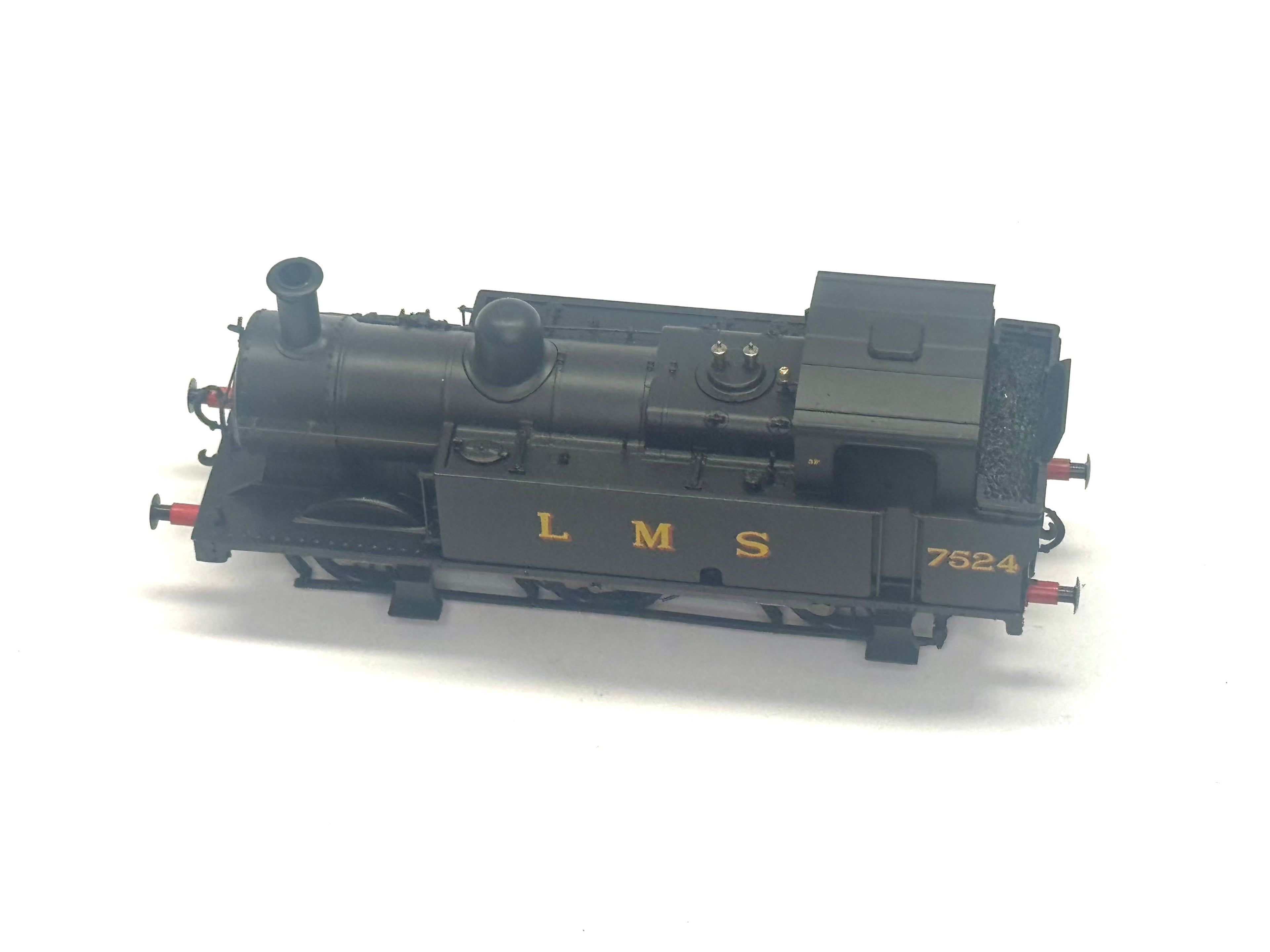 Bachmann Branchline 32-227 Class 3F Fowler Jinty 0-6-0 tank loco 7524 in LMS black