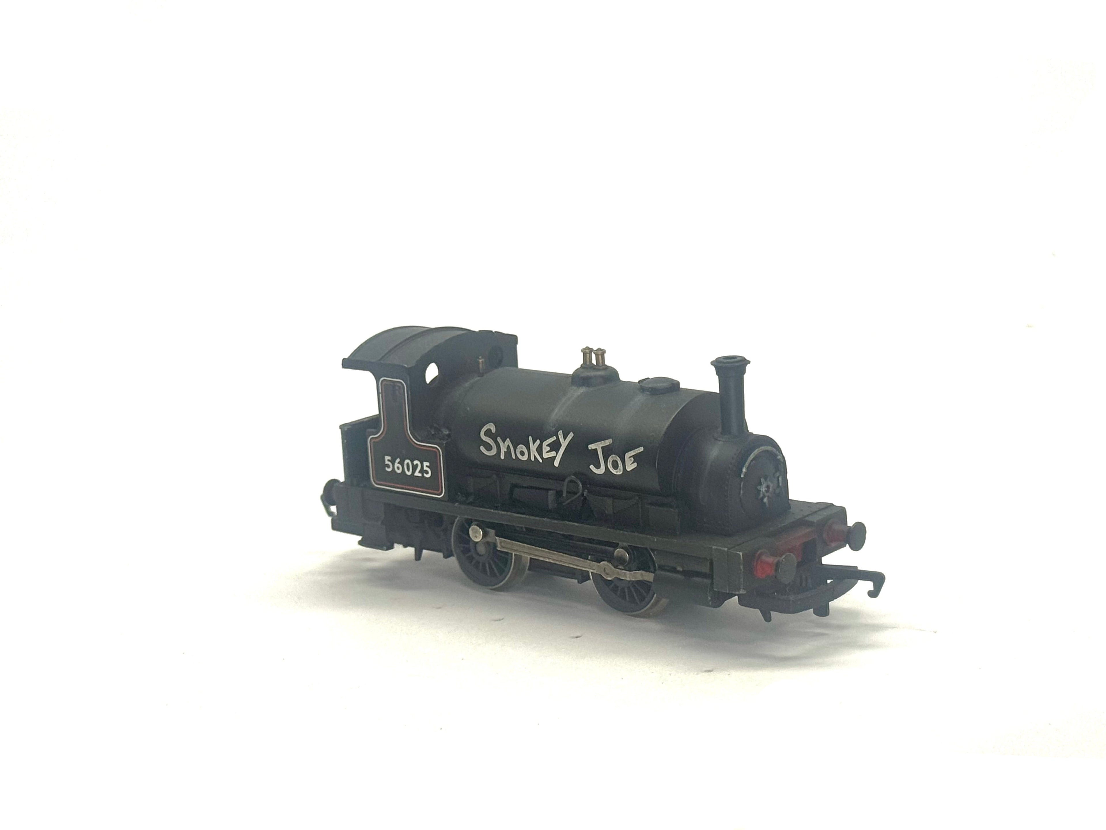 Hornby R3064 Class 0F Pug 0-4-0ST 56025 'Smokey Joe' in BR black