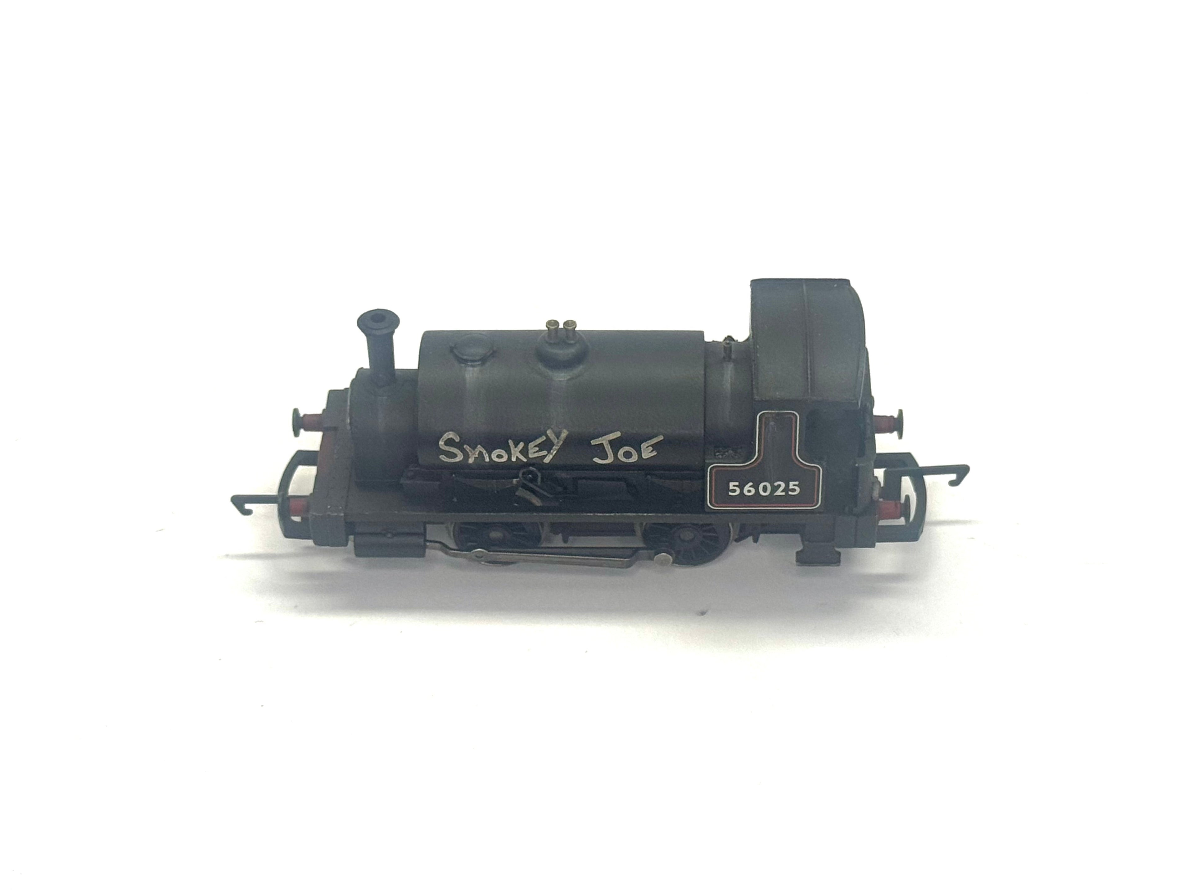 Hornby R3064 Class 0F Pug 0-4-0ST 56025 'Smokey Joe' in BR black