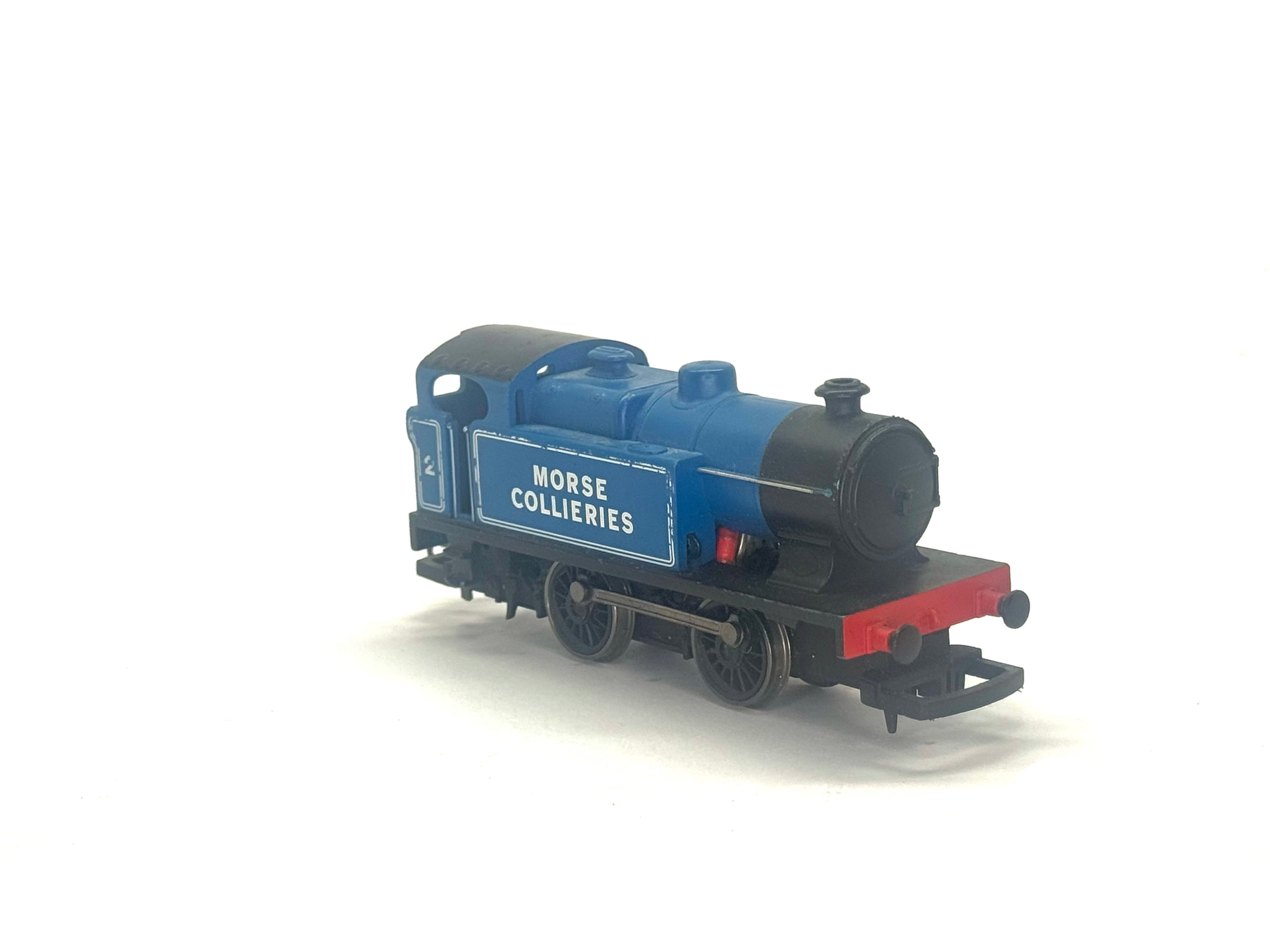 Hornby R2673 Industrial 0-4-0 steam locomotive in blue "Morse Colleries"