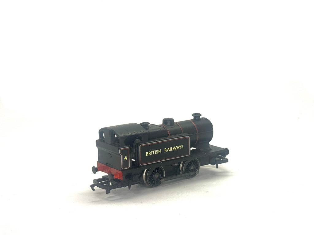 Hornby R2245 BR Black 0-4-0T Industrial Class D Loco 4 in BR lined black