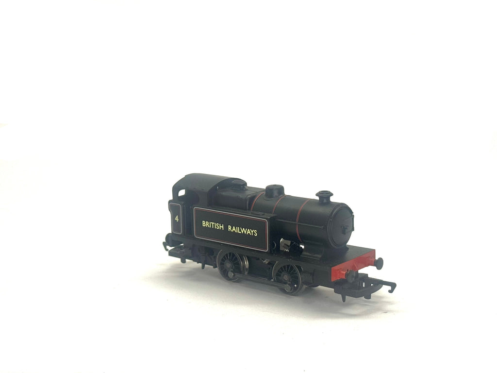 Hornby R2245 BR Black 0-4-0T Industrial Class D Loco 4 in BR lined black
