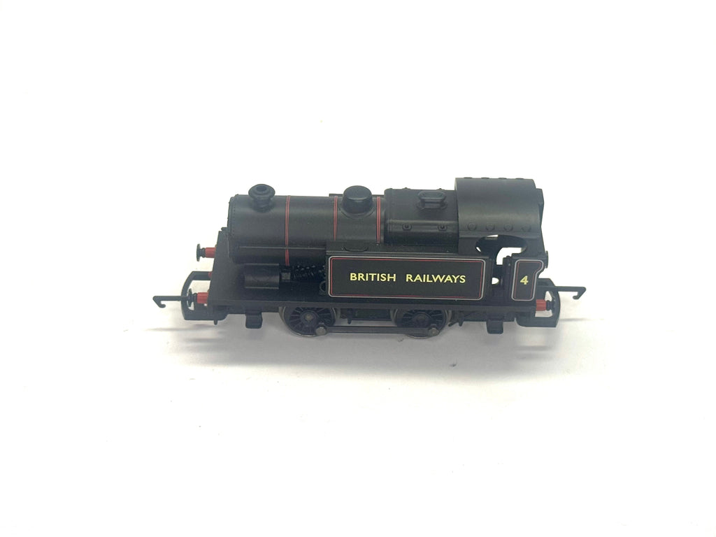 Hornby R2245 BR Black 0-4-0T Industrial Class D Loco 4 in BR lined black