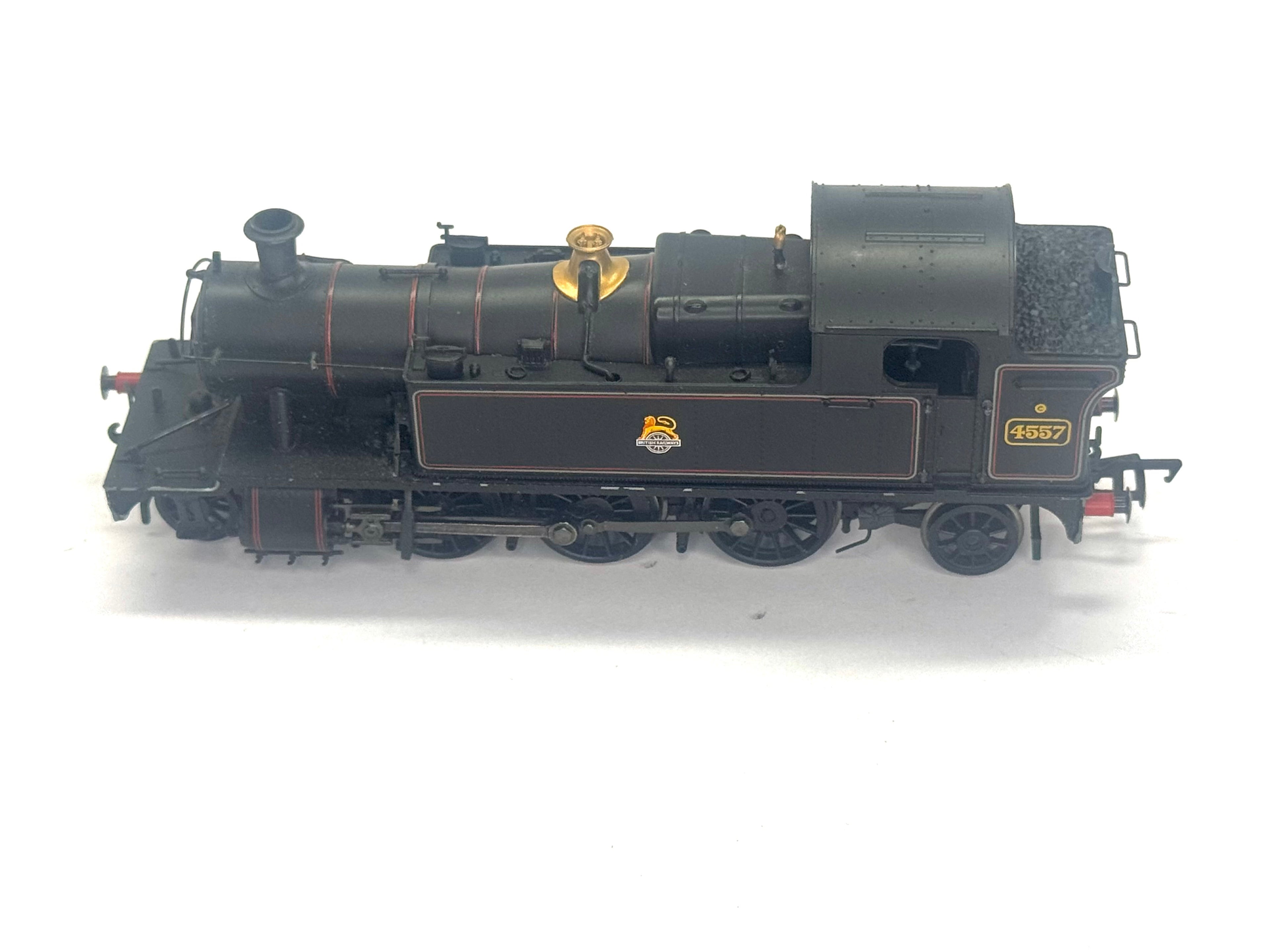 Bachmann Branchline 32-129 Class 45xx 2-6-2 Prairie tank 4557 in BR lined black