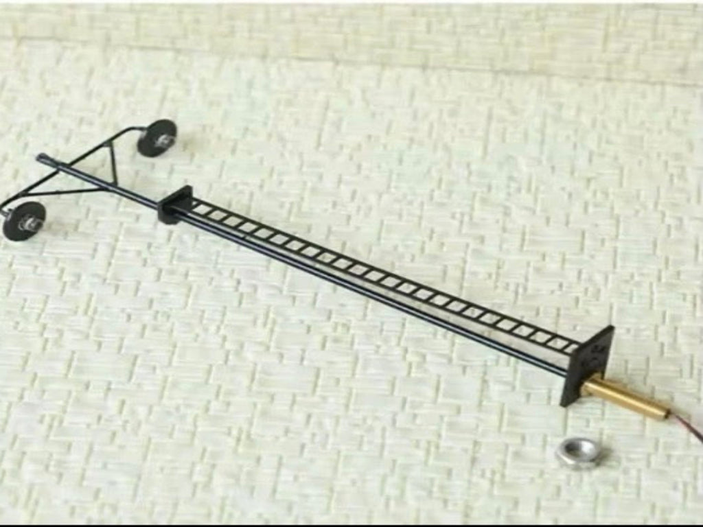 RJB Models OO gauge grey yard lamp posts 4 pack 3V model railway lighting