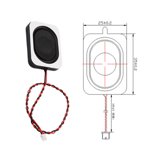 2 Piece 4 ohm DCC Sound Speaker