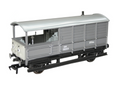 A detailed model of a Toad Break Van gray and cream Thomas the Tank Engine Garratt wagon, featuring the text 'GW 56631' and '40 Ton' on its side, set against a plain white background.