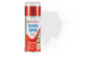 Humbrol AD6034 White Matt Acrylic Spray Paint 150ml aerosol can.