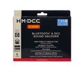 Hornby HMDCC Bluetooth & DCC Sound Decoder HM7000-BTXS in its original retail packaging, featuring a black box with white and red text and accents.