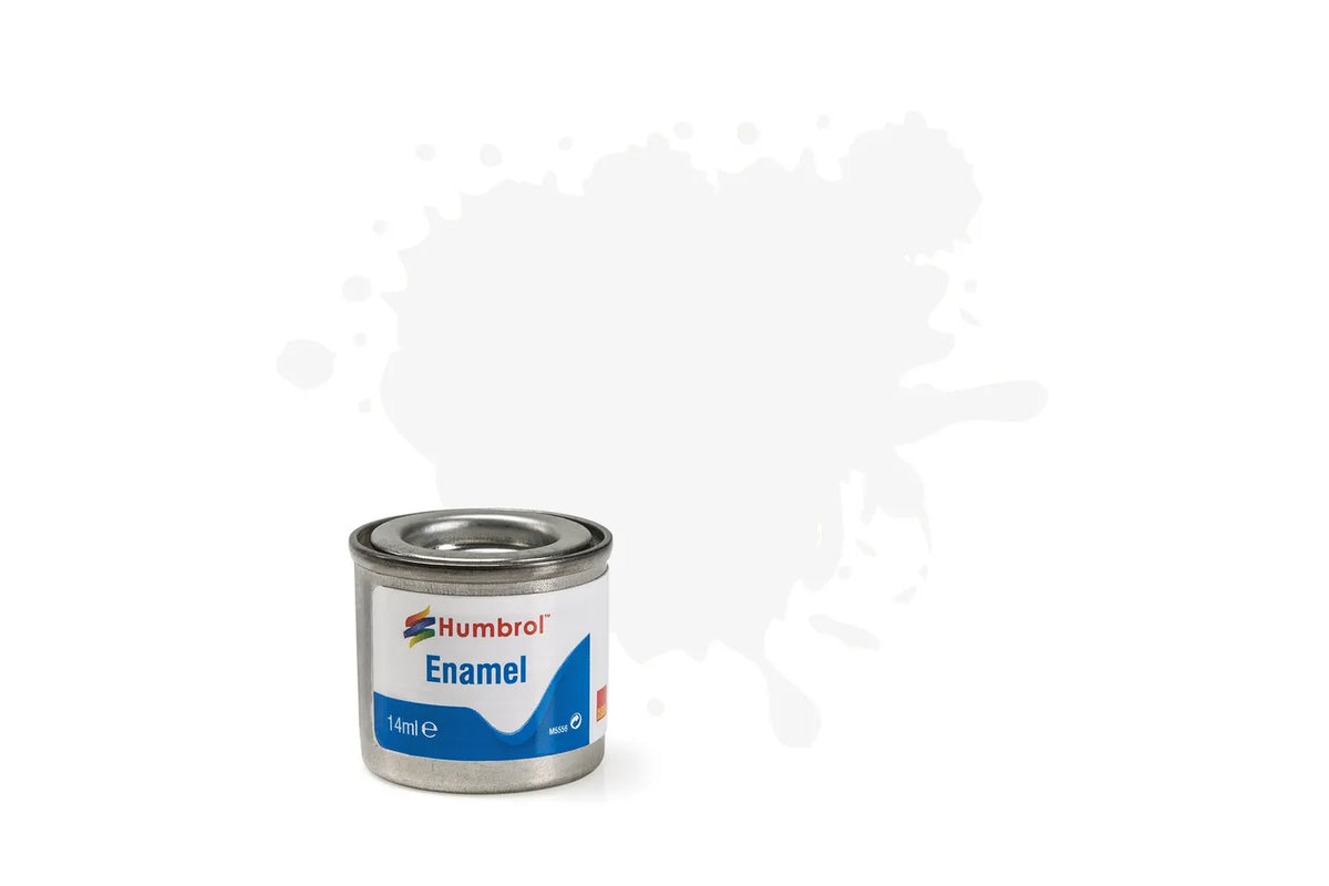 Humbrol AA0374 34 White Matt Enamel Paint 14ml pot.