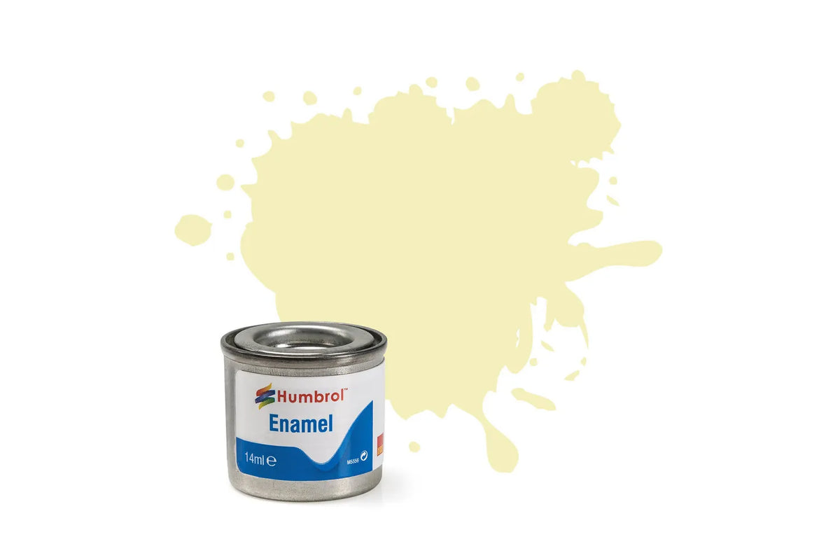 Humbrol AA0446 41 Ivory Gloss Enamel Paint 14ml pot.