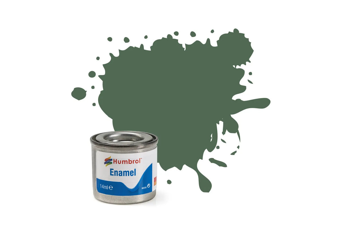 Humbrol AA0847 76 Uniform Green Matt Enamel Paint 14ml pot.