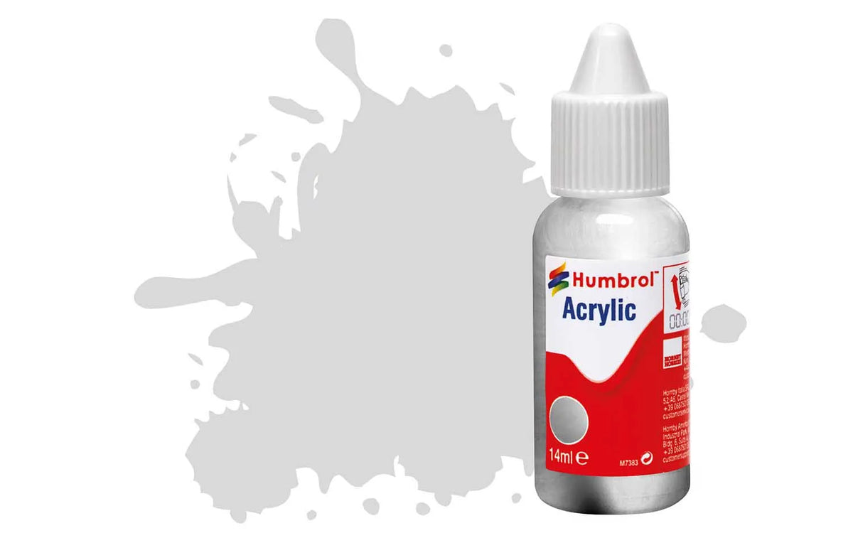 Humbrol DB0011 11 Silver Metallic Acrylic Paint 14ml pot.