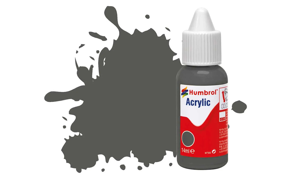 Humbrol DB0027 27 Sea Grey Matt Acrylic Paint 14ml pot.