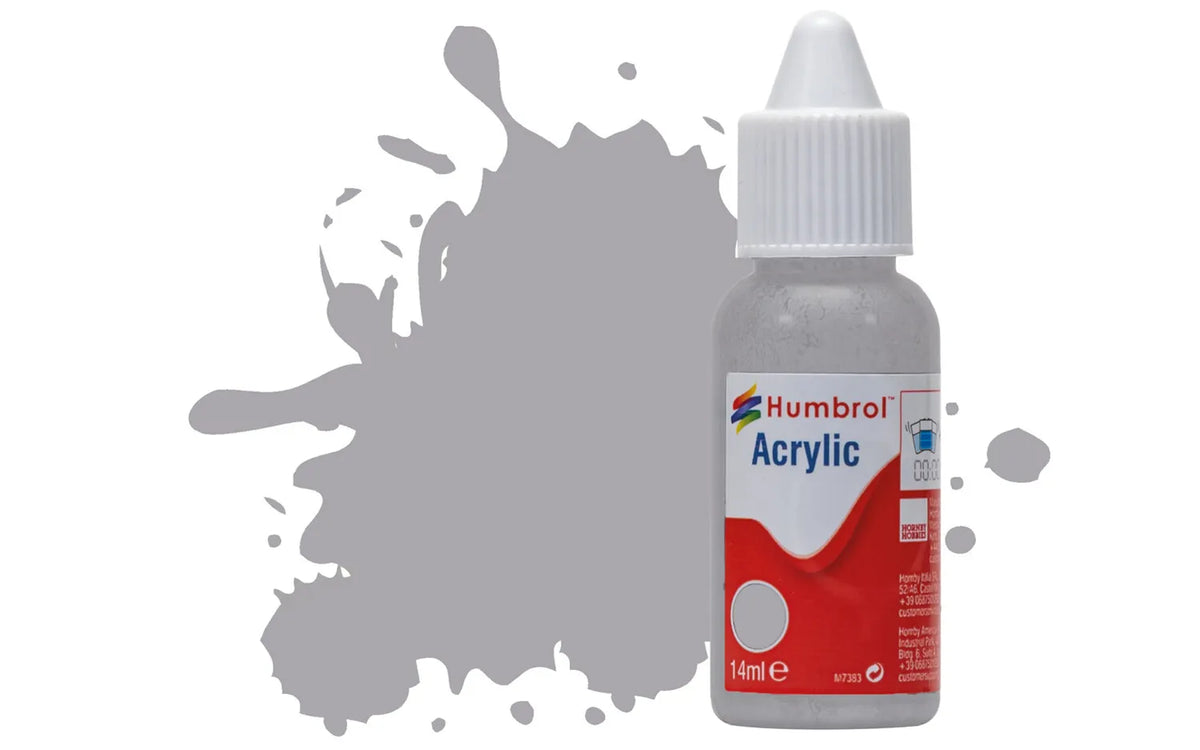 Humbrol DB0040 40 Pale Grey Gloss Acrylic Paint 14ml pot.