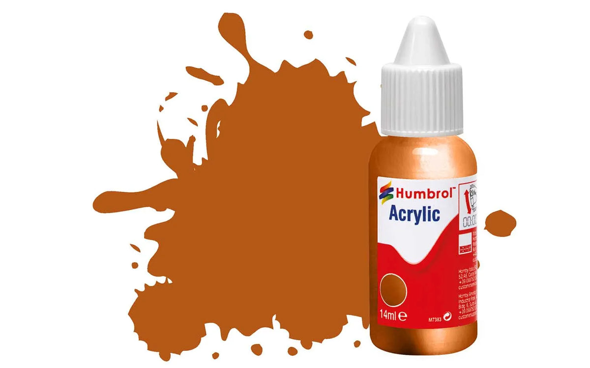 Humbrol DB0055 55 Bronze Metallic Acrylic Paint 14ml pot.