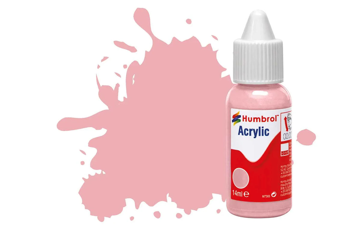Humbrol DB0057 57 Pastel Pink Matt Acrylic Paint 14ml pot.