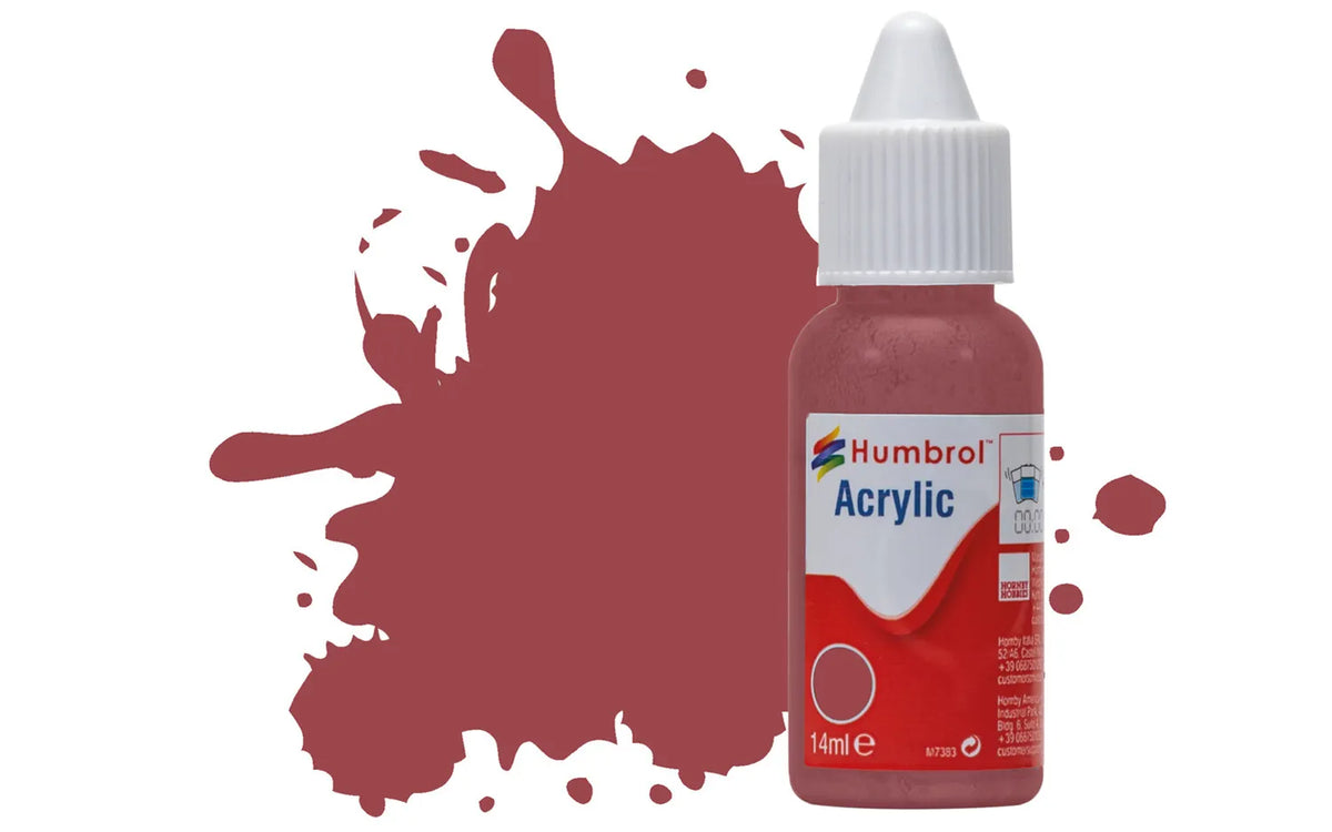 Humbrol DB0073 73 Wine Matt Acrylic Paint 14ml pot.
