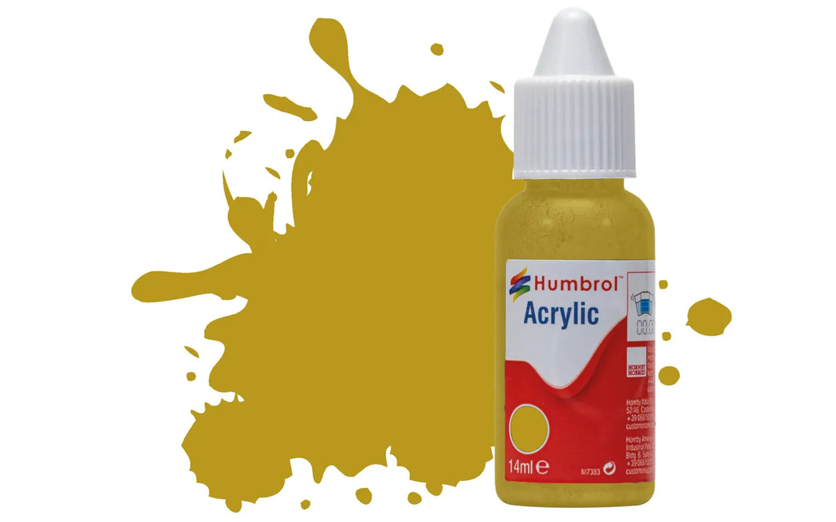 Humbrol DB0083 83 Ochre Matt Acrylic Paint 14ml pot.