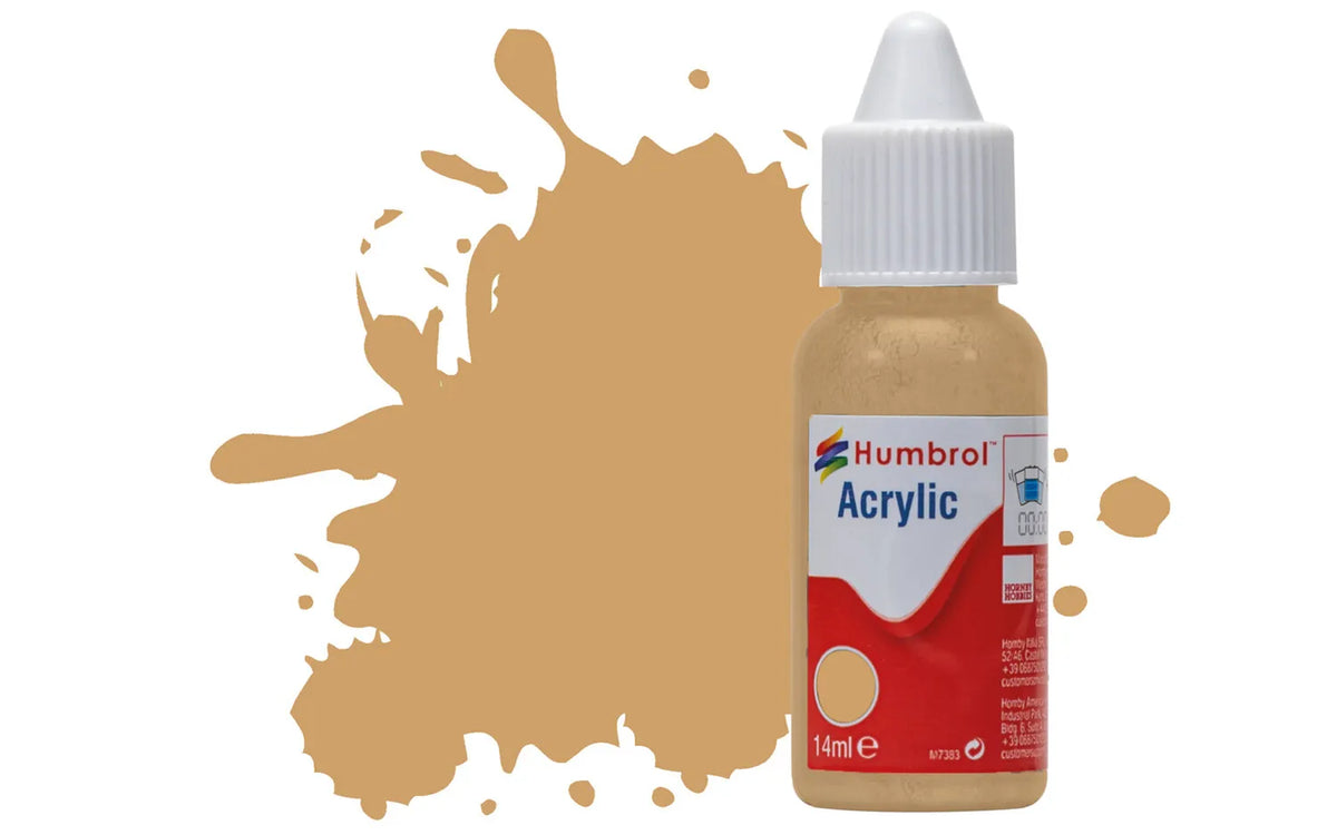 Humbrol DB0094 94 Brown Yellow Matt Acrylic Paint 14ml pot.