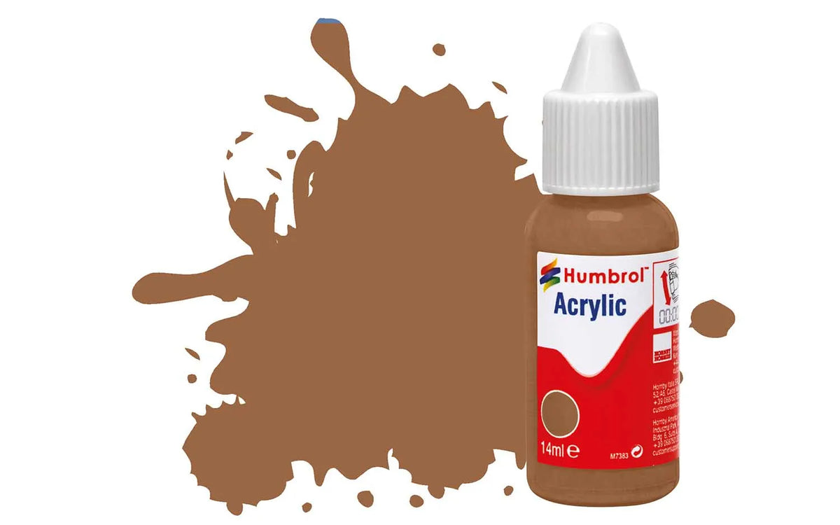 Humbrol DB0110 110 Natural Wood Matt Acrylic Paint 14ml pot.