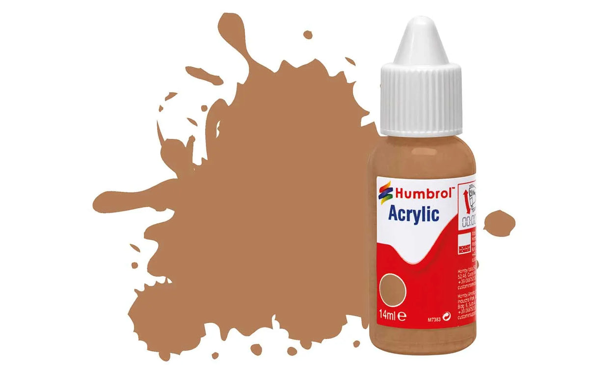 Humbrol DB0118 118 US Tan Matt Acrylic Paint 14ml pot.