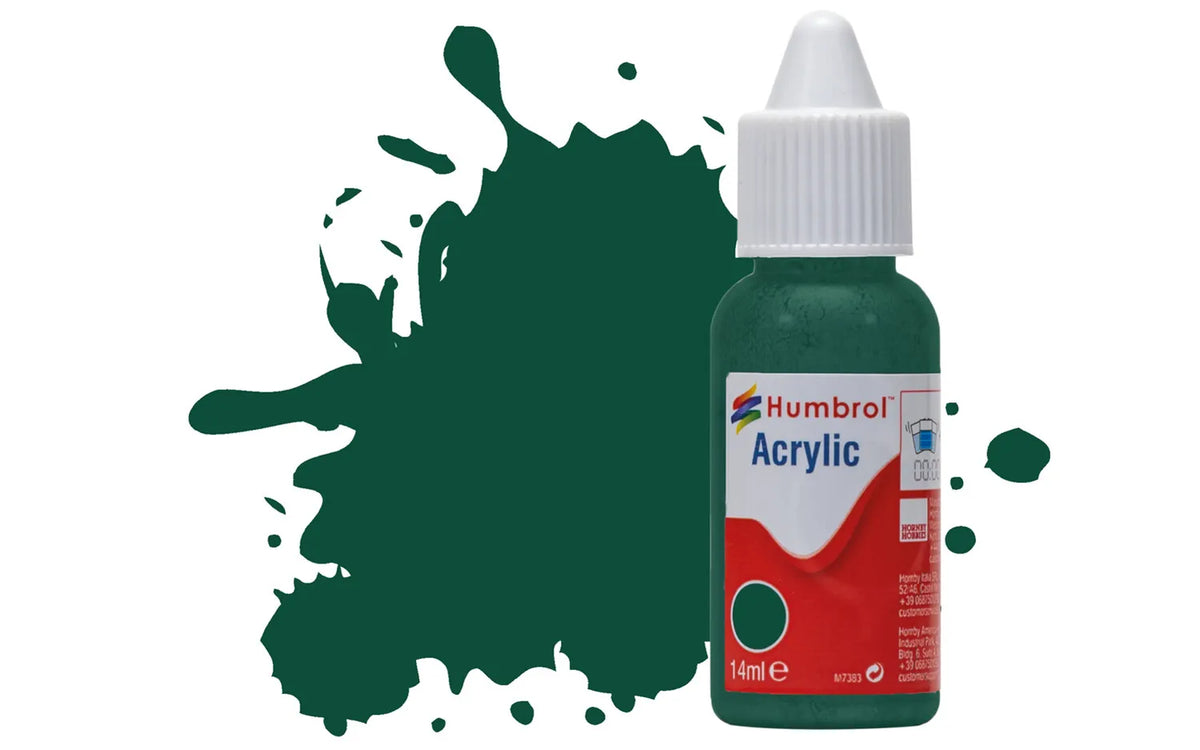 Humbrol DB0149 149 Dark Green Matt Acrylic Paint 14ml