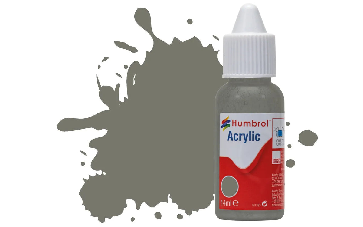 Humbrol DB0224 224 Dark Slate Grey Matt Acrylic Paint 14ml pot.
