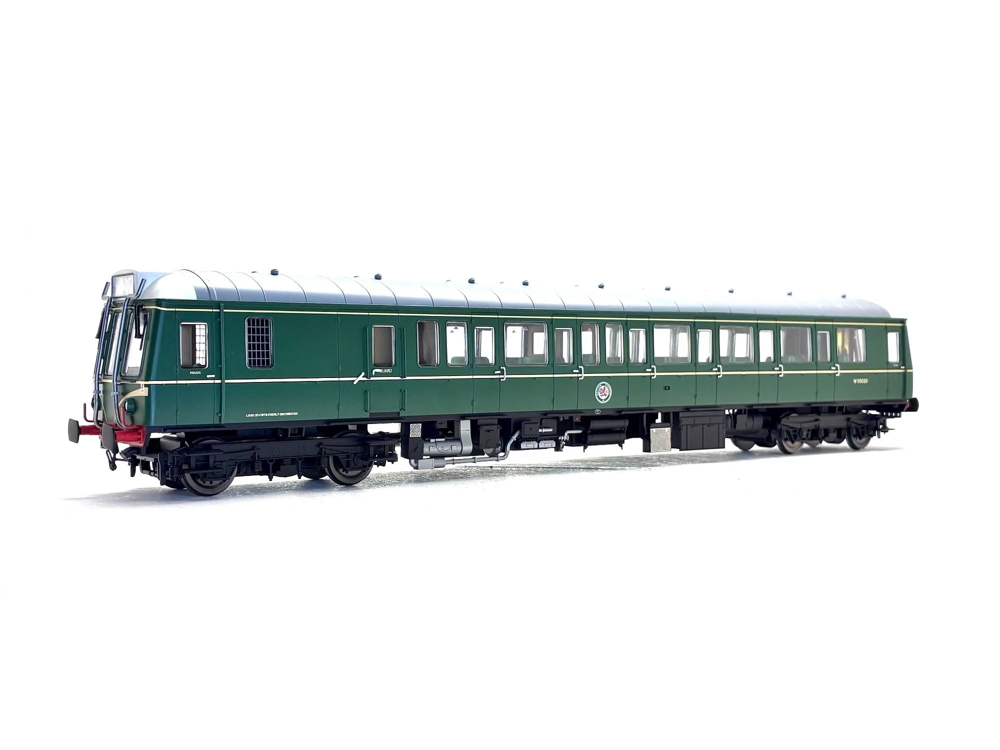 Dapol 7D-009-001 Class 121 'Bubble Car' single car DMU W55020 in BR green with speed whiskers