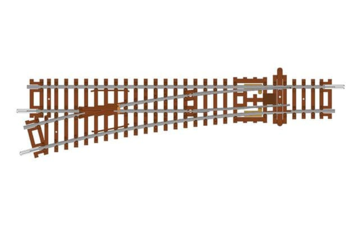 Hornby TT8008 Left Hand Point 166mm 15° 631mm